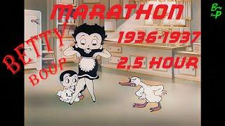 Betty Boop MARATHON  | (Betty Boop Cartoon) | 1936-1937 | 2,5 HOUR Marathon