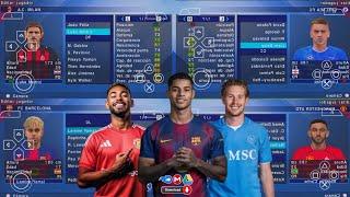 EFOOTBALL PES 2026 PPSSPP Android Offline Full Update UCL, League, Kits 25/26 Season, 4K Graphics