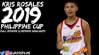 Kris Rosales Full Offense and Defense Highlights 2019 Philippine Cup!