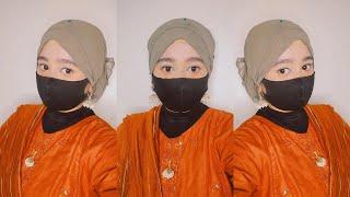 New Pakistani Wedding Style Hijab Tutorial With Mask By Wajeeha Fatima