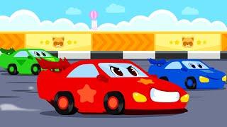 Go, Go, Race Car ️| Kids Songs & Nursery Rhymes | Racing Car Song | Lotty Friends