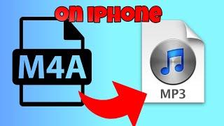 how to convert m4a to mp3 on iphone