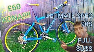 MEGA SPEC1999 Kona King KikapuUltimate full suss 90s mountain bike from the end of the golden era