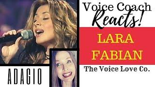 Voice Coach Reacts | Lara Fabian | Adagio | Christi Bovee