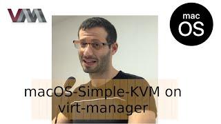macOS Simple KVM on virt-manager