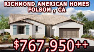 Richmond American Homes | Dominic Plan | 2510 sqft | Folsom, CA | Sacramento Real Estate | $767 K