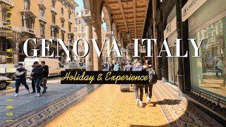 One Day walk in Genova (Genoa) ITALY  || #4k #travel #citywalk