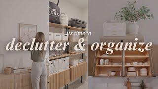 a week of decluttering & organizing our entire home 