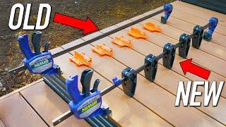 A New & QUICKER Way To Clamp Deck Boards