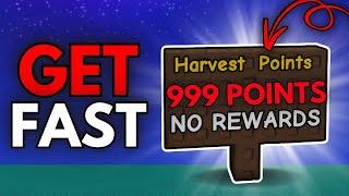 Best Way to Farm Harvest Points in Grow a Garden (Summer Update)
