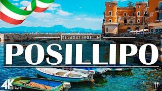 Beautiful Posillipo, Naples 4K • Relaxing Italian Music, Instrumental Romantic • Video 4K UltraHD