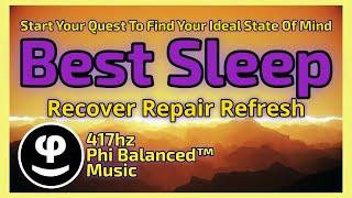 Deep Sleep | 417Hz Frequency | Remove Negative Energy | Binaural Beats | Black Screen