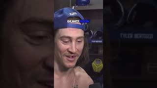 Tyler Bertuzzi On Playing Against Brad Marchand #nhl #hockey