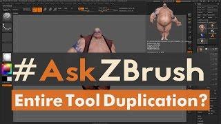 #AskZBrush: “Is there a way to duplicate an entire tool?”