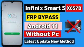 Infinix Smart 5 (X657B) Frp Bypass Android 11 New Method | Google Account Unlock Without Pc