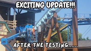 Canada's Wonderland Alpen Fury  Construction Update + Minebuster