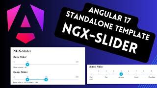 NGX-SLIDER in angular 17 standalone template