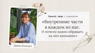 Психолог Диана Комлач о внутренних частях