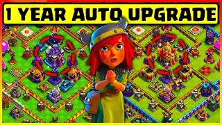 1 Year Ultimate AUTO UPGRADE Experiment in Clash of Clans