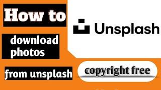 Unsplash free images download without copyright