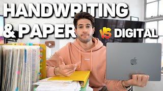 Digital Notes vs Handwriting Notes (which should you do?)