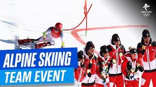 Alpine Skiing - Team Event | Full Replay |  #Beijing2022