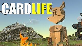 My Life in Cardboard! - Cardlife Gameplay - Survival Building Game - Part 1