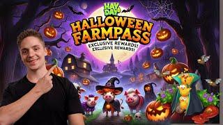  NEUER HALLOWEEN FARMPASS HAY DAY 