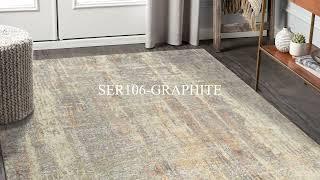 Add Style and Feel to Your Space with Hand-Knotted Rugs | SER106 GRAPHITE