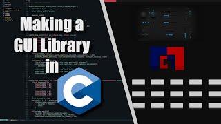 Working on my GUI Library in C | LIVE