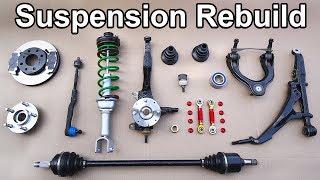 How to Install a COMPLETELY New Front Suspension in your Car or Truck