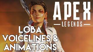 *NEW* Loba Voice Lines & Animations (First & Third Person) in Apex Legends Season 5!