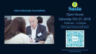 Sasin Open House 27 October 2018