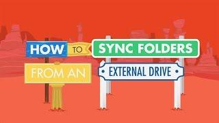 How to sync folders from an external hard drive with Google Drive