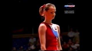 Svetlana KHORKINA (RUS) floor - 2004 Europeans Amsterdam AA