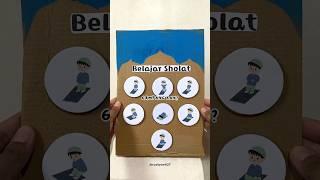 Ide Bermain Mengenal Urutan Sholat #youtubeshorts #idebermain #diy