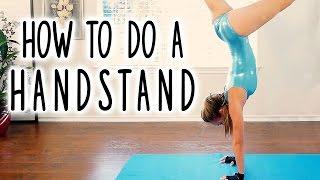 How to Do a Handstand! Beginners Workout- Hand Stand, Flexibility, Gymnastics Follow Along at Home