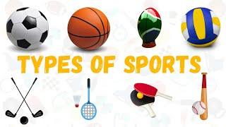 Types Of Sports | Types Of Balls | All Sports Name 