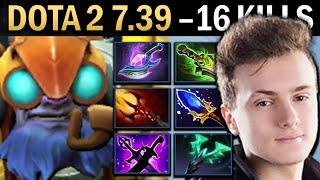 Tinker Gameplay Miracle with 16 Kills and Dagon - TI14