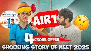 NEET 2025 AIR 1 Topper Interview  Full Story, Strategy & Struggles  Hardest NEET Ever,Reveals All
