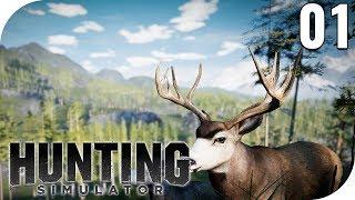 HUNTING SIMULATOR #1 - DEN ERSTEN TIEREN AUF DER SPUR!  || PantoffelPlays