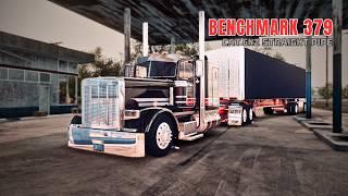 "BENCHMARK" Peterbilt 379 - CAT 6NZ Straight Pipe - American Truck Simulator