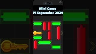 19 Sep 2024 Mini Game Solved #hamsterkombat #games #level @HamsterKombat_Official