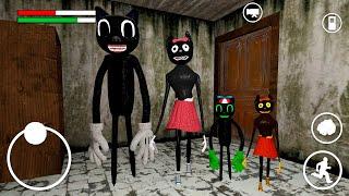 МЫ НАШЛИ СЕМЬЯ МУЛЬТЯШНЫЙ КОТ КОШКА МАМА ПАПА В ГРЕННИ ОНЛАЙН Granny Online Horror Game SCP Family