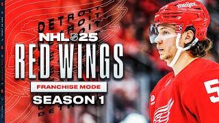 NHL 25: DETROIT RED WINGS FRANCHISE MODE - SEASON 1