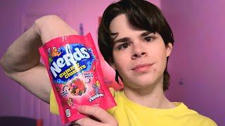 ASMR Nerds Cluster Candy Mukbang | Ear to Ear Eating Sounds