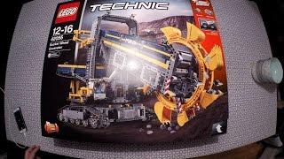 Lego Technic 42055 Bucket Wheel Excavator - Lego Speed build - Time Lapse