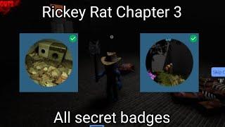 How to unlock ALL badges in Rickey Rat Chapter 3!