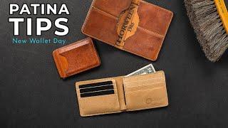 New Wallet Day - Patina Tips