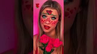 rose emoji makeup challenge #Shorts